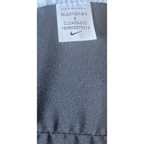 Nike Running Jacket Small Black Multicolor Print Mesh Back Reflective - Picture 9 of 9